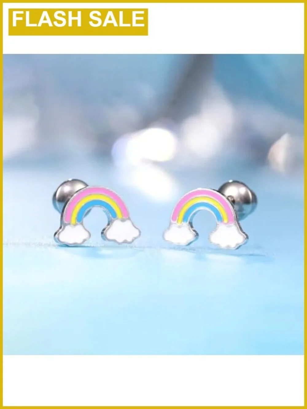 Titanium Screw Back Stud Earrings for Sensitive Ears 20G